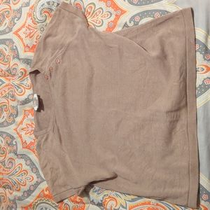 Women's Talbots medium petite silk cotton blend shirt